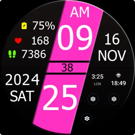 Key WF53 Digital Watch Face screenshot 27