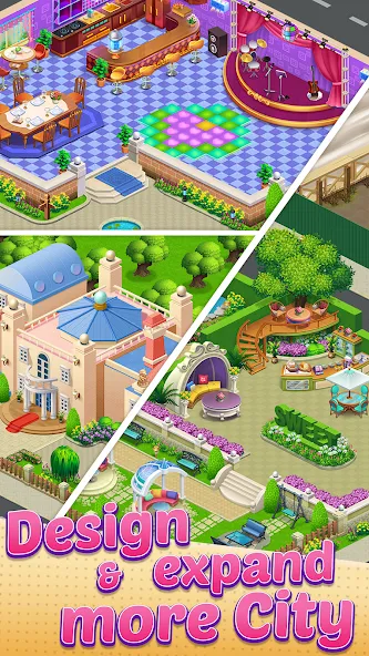 Merge City - Decor Mansion screenshot 4