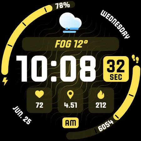 MARATHON Digital Watch Face screenshot 27