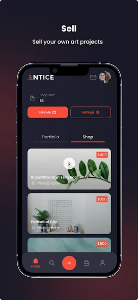 Entice Community screenshot 1