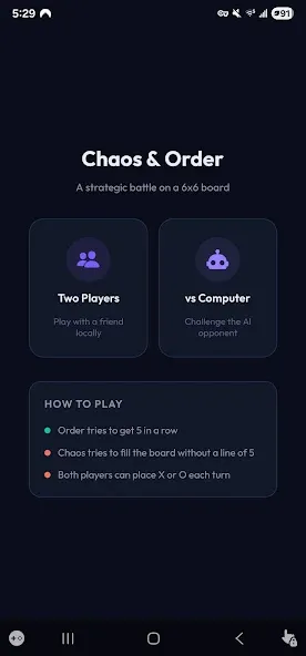 Chaos and Order - Two Player screenshot 1