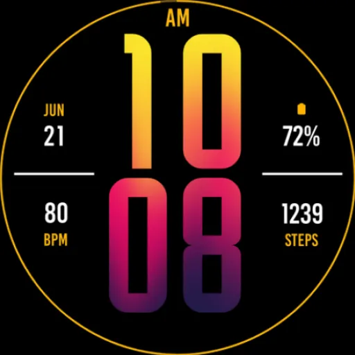 Super Flame XL Watch Face screenshot 5