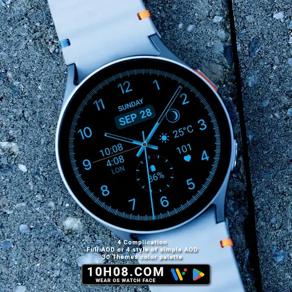 Watch face 10h08.com #78 screenshot 3