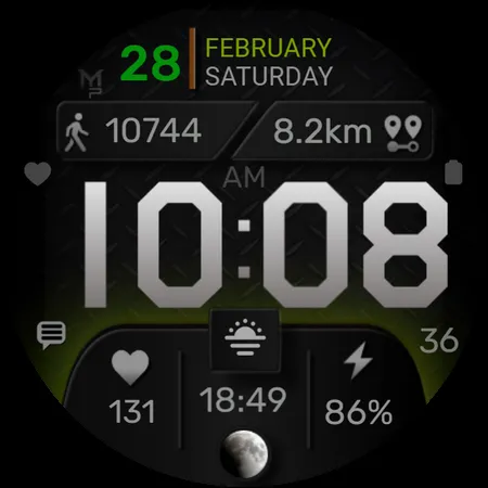 TWOOSTY - Digital Watch Face screenshot 11