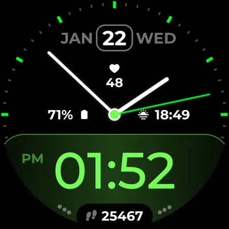 Twin Zone Watch Face screenshot 9