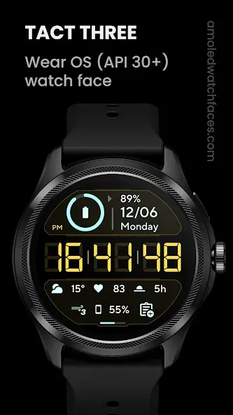 TACT THREE: Watch face screenshot 1