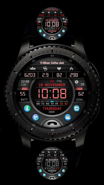 PW106 MultiFunction Watch Face screenshot 6
