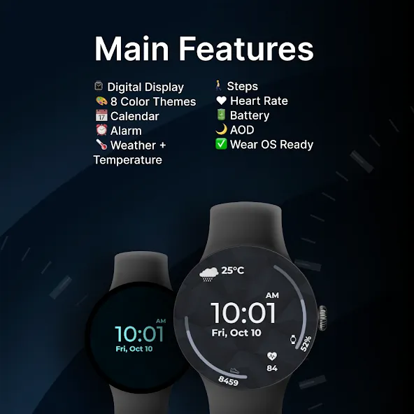 Crystal Facet Watch Face screenshot 2