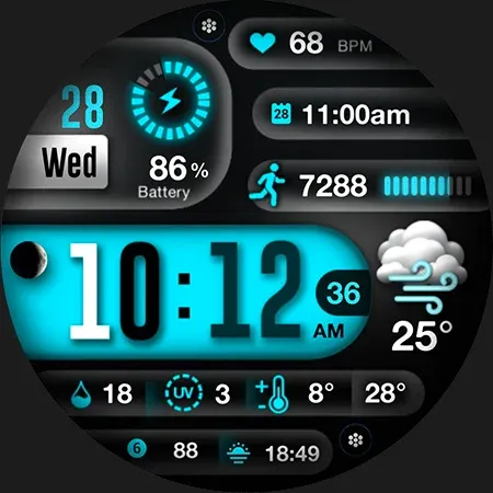 ML2U 256 Watch Face screenshot 29