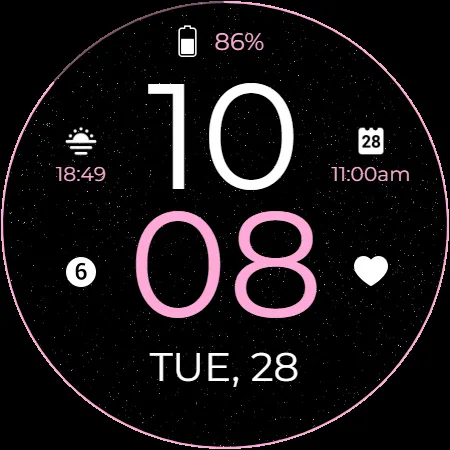 Minimal Watch Watch Face screenshot 9