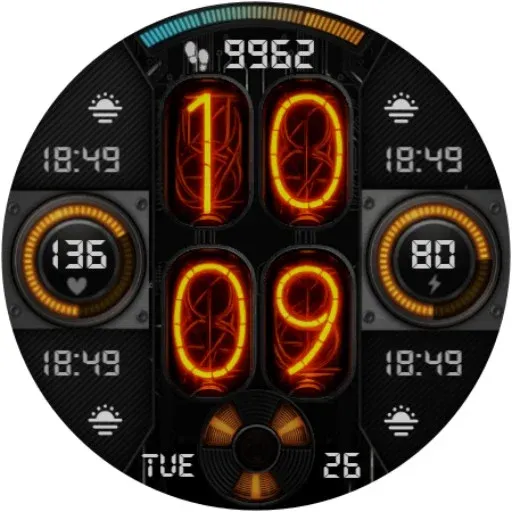 Nixie Fenix 8 Digital Wear OS screenshot 18