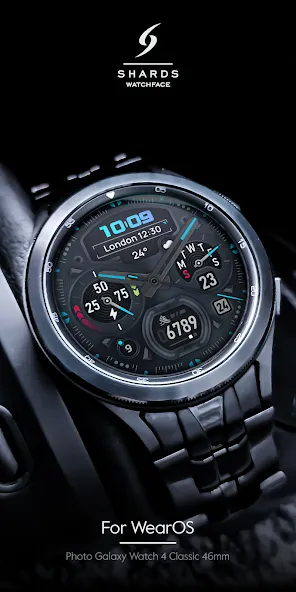 SH047 Watch Face, WearOS watch screenshot 4
