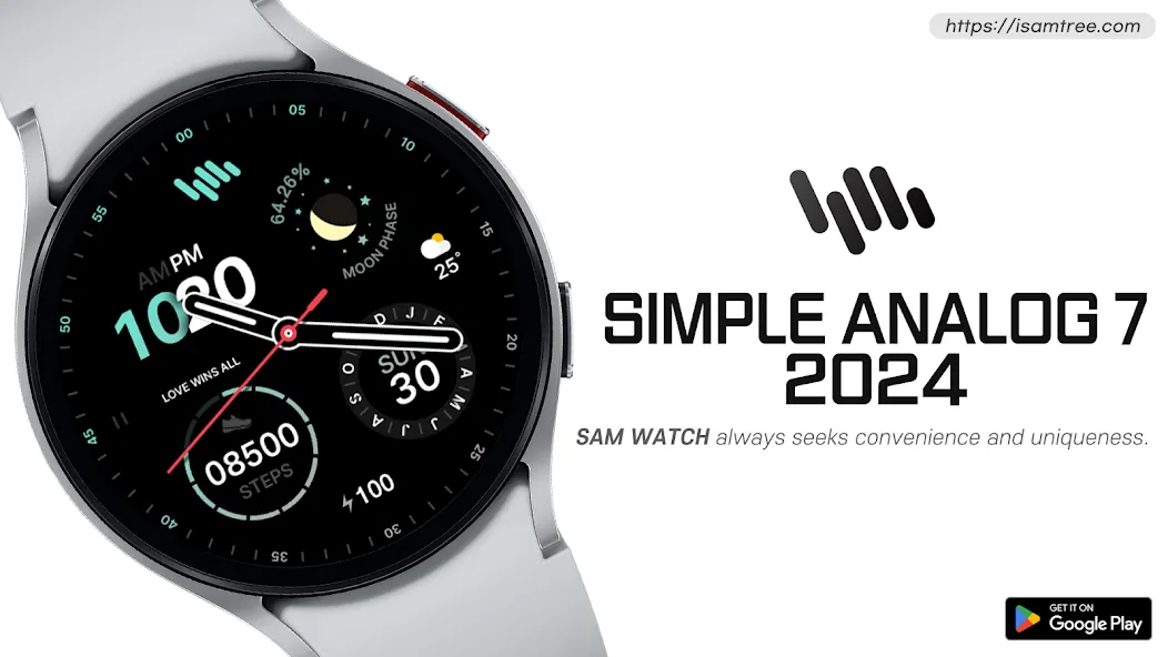 SamWatch Simple Analog 7 2024 screenshot 1