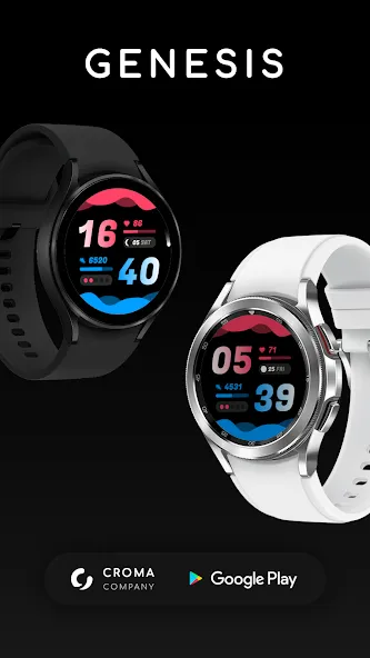Genesis watch face Wear OS screenshot 1