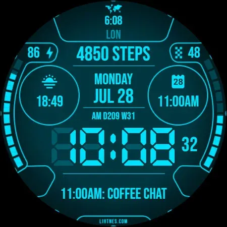 Digital Watch Face 055 screenshot 9