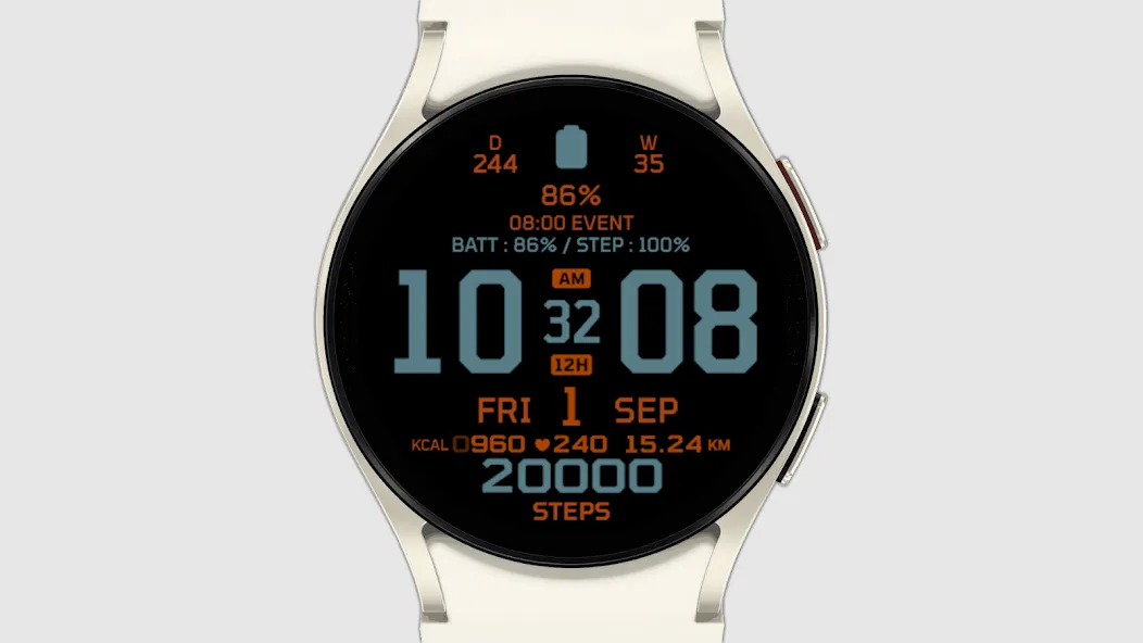 IWF AllNew Digi Pro watchface screenshot 3