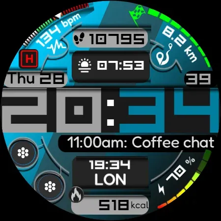 Digital Watch Face CRC079 screenshot 10