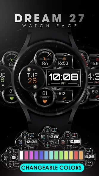 Digital Watch Face - Dream 27 screenshot 3