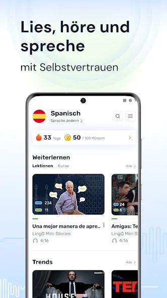 LingQ: Sprachen Schnell Lernen screenshot 3