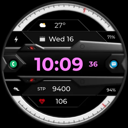 DADAM63: Digital Watch Face screenshot 21