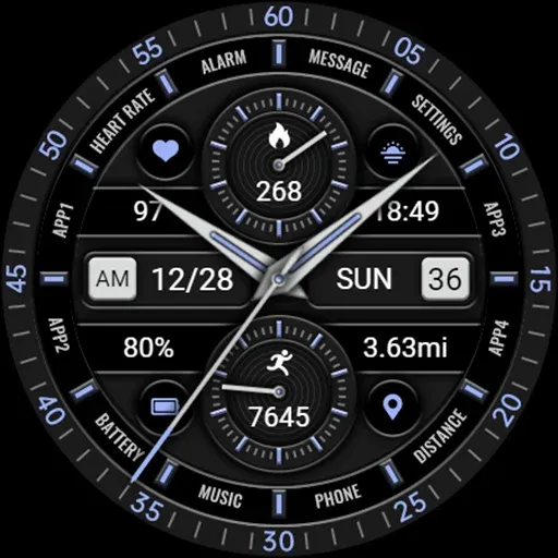 Dark Elegant Purple ZKin Watch screenshot 42