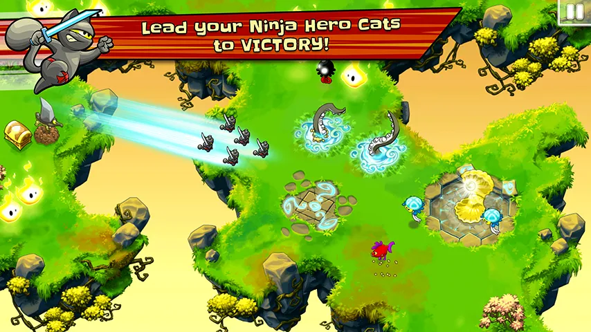 Ninja Hero Cats for Families screenshot 1