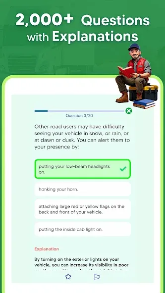 CDL Prep Practice Test 2026 screenshot 18