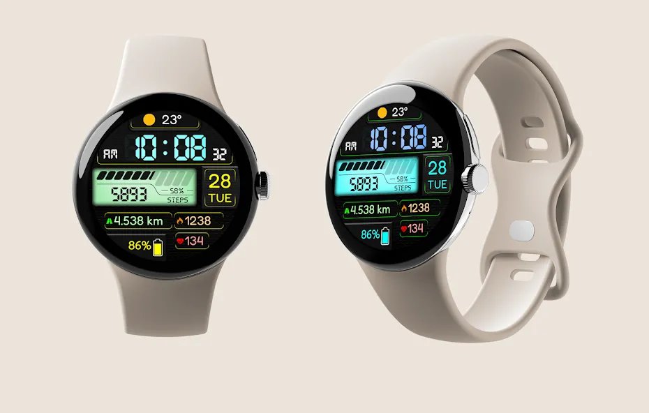STENADO Sport URX64 Watch face screenshot 3