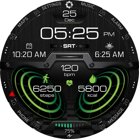 A375 Wear OS Watch Face screenshot 28