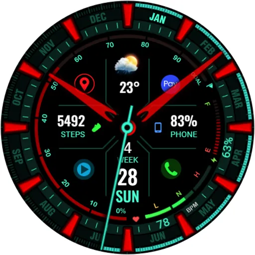 WFP 323 Analog Watch Face screenshot 47