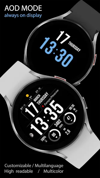 WFP 241 Digital watch face screenshot 7