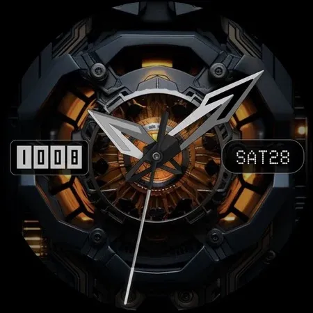 Alien Spaceship Watch Face screenshot 12