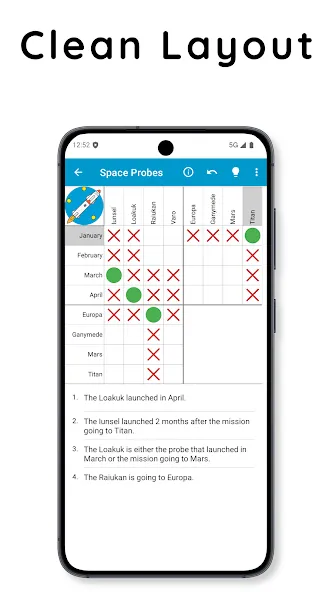 Logic Grid Puzzles: Brain Game screenshot 3