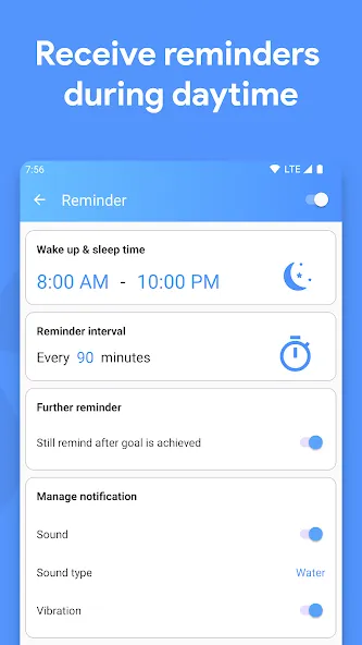 Drink Water Reminder & Tracker screenshot 2