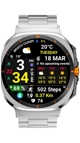 Digital Weather D Sport NTV580 screenshot 2