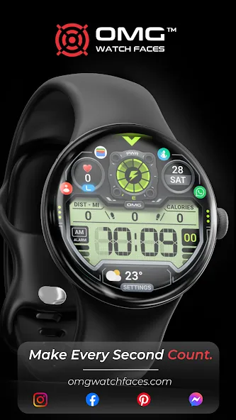 OMG 331 Retro Digital Watch screenshot 2