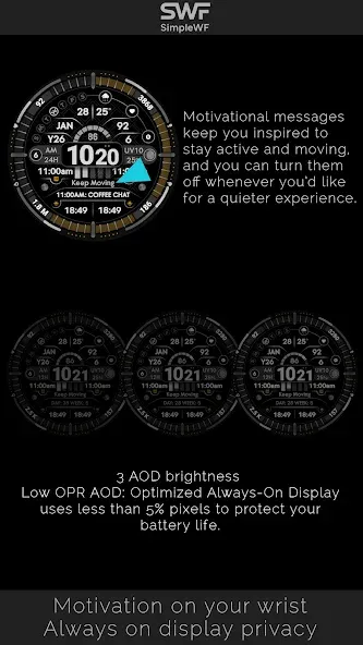 Digital Watch Face Infowatch 2 screenshot 4