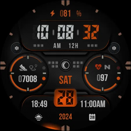 KF159 Watch face screenshot 12