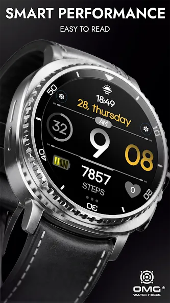 OMG 458 - Minimal Watch Face screenshot 2