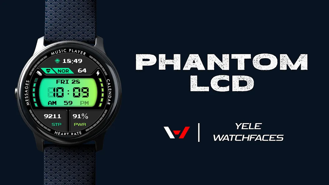 Phantom - LCD v4 | watch face screenshot 9