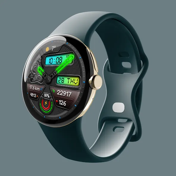 NERDAN URX136 Watch face screenshot 6