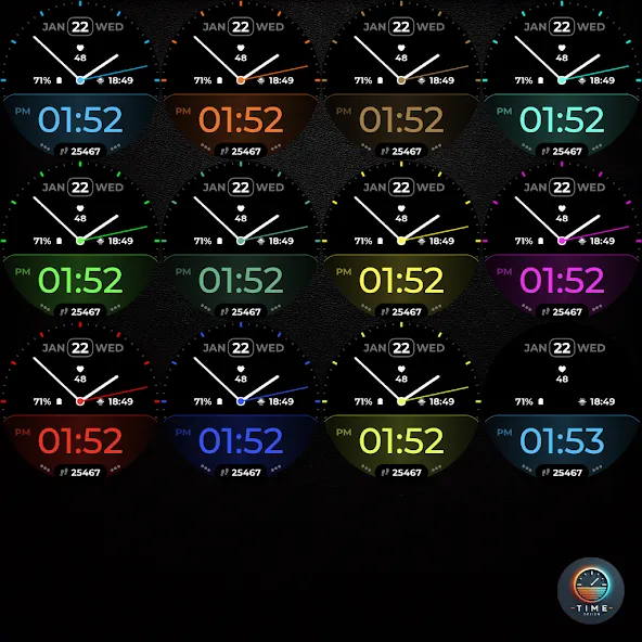 Twin Zone Watch Face screenshot 3