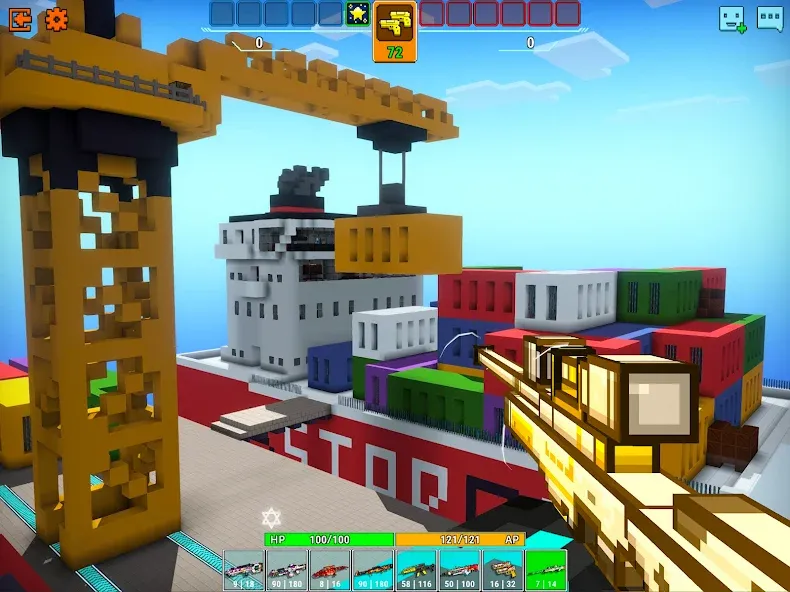 Cops N Robbers:Pixel Craft Gun screenshot 14