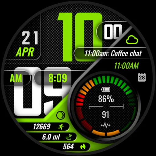 it-M013: Digital Watch Face screenshot 27
