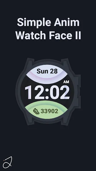 Simple Anim Watch Face II screenshot 1