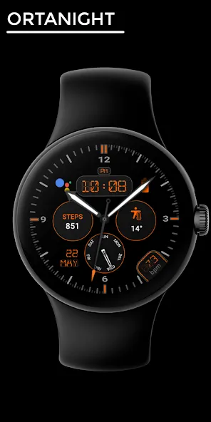 Ortanight - watch face screenshot 1
