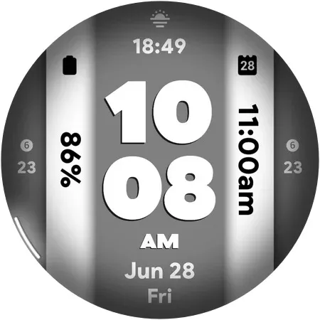 Colors Fall 4 - Watch face screenshot 13