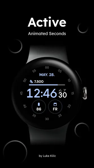 Active - Digital Watch Face screenshot 1