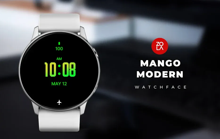 Mango Modern Watch Face screenshot 1