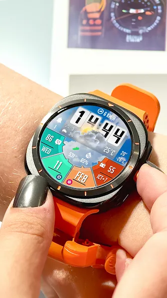 N-SPORT550 FlipDial Watch Face screenshot 6